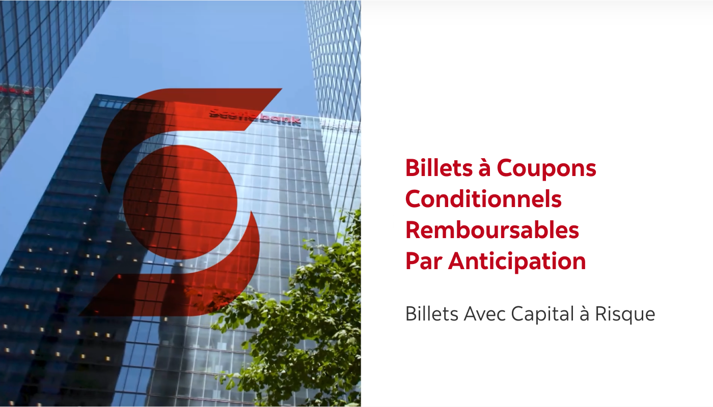 Ouvrir la vidéo sur les billets à coupons conditionnels remboursables par anticipation.